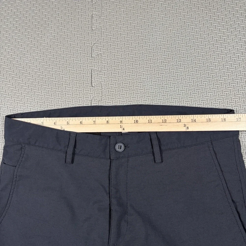 Outlier Futureworks Pants Mens 33x30 Straight Navy Blue Nylon F. Cloth Tech EUC